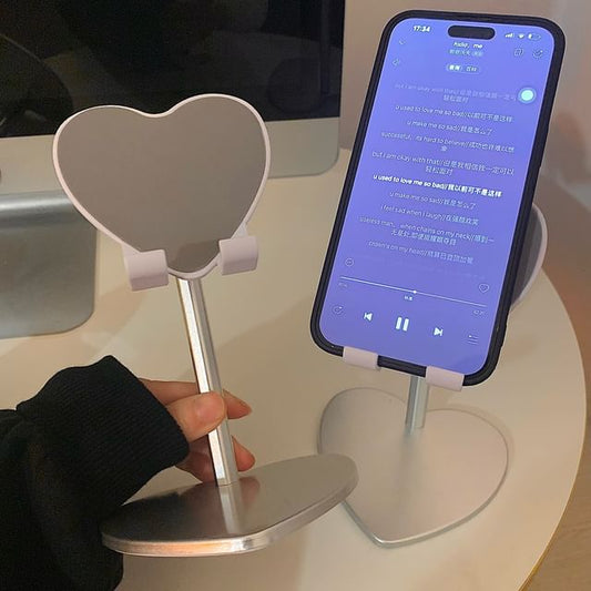 Heart Retractable Desktop Phone Stand