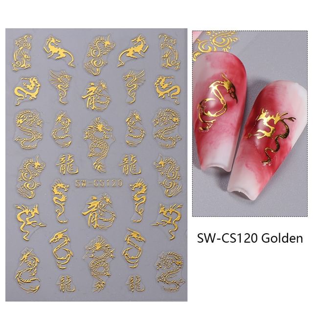 Dragon Nail Art Stickers