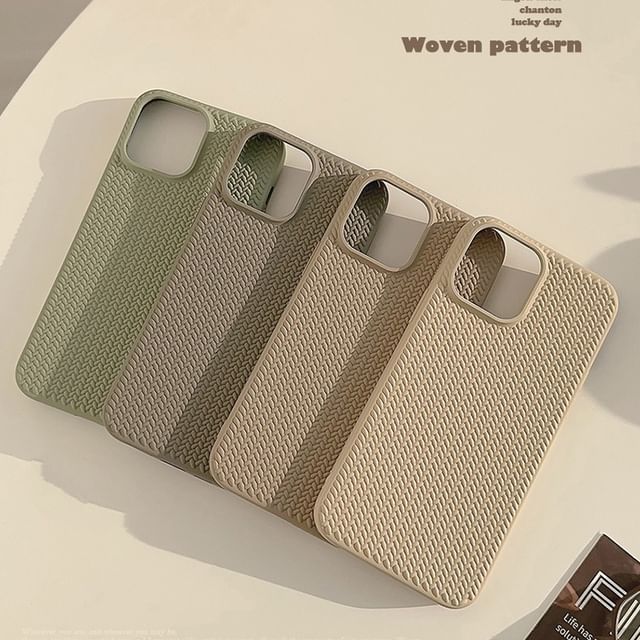 Woven Case Faux Phone