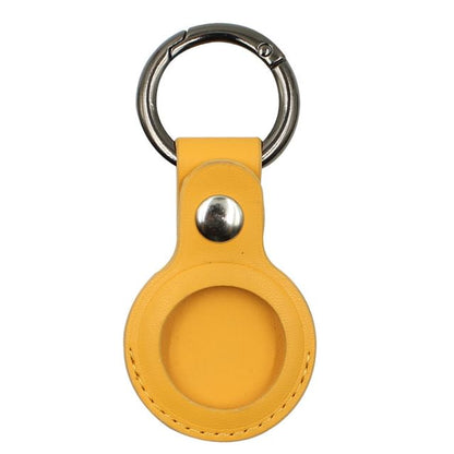 Keyring AirTag Leather Faux Holder