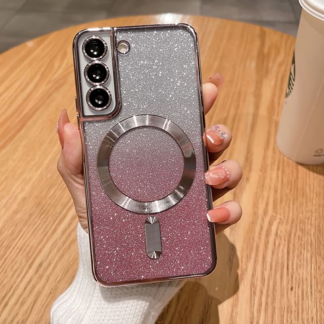 Case Magnetic Phone Glitter