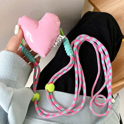 Lanyard Clip Heart Phone On Padded