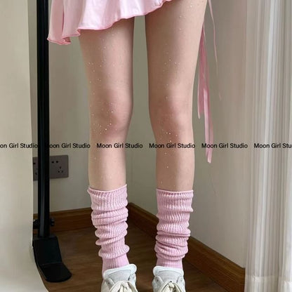 Collants à paillettes / chaussettes souples