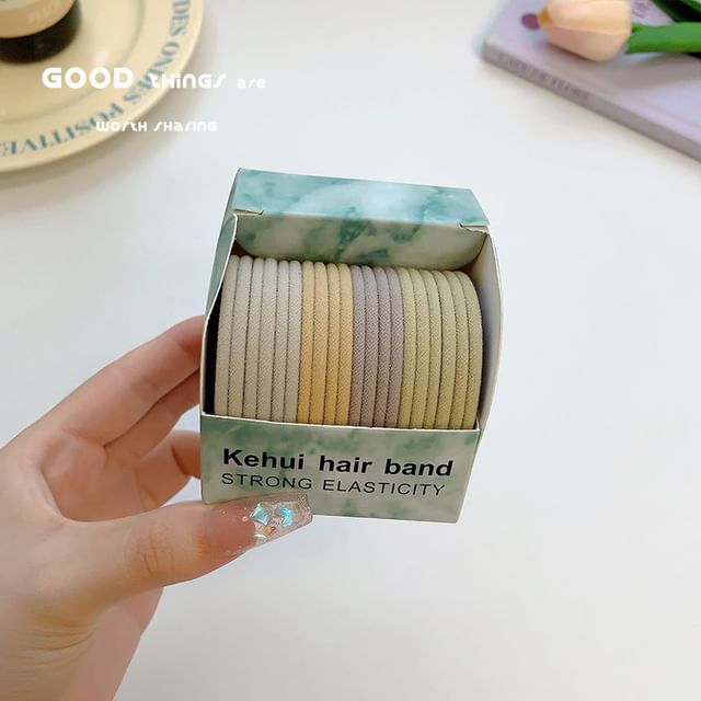 Plain Hair Tie Set