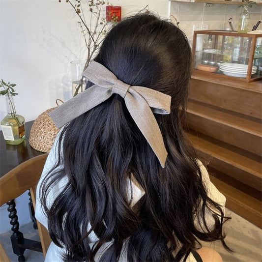 Hair Fabric Clip Bow