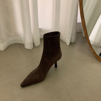 Pointy Boots High Heel Short