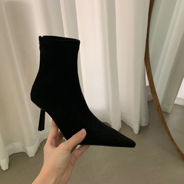 Pointy Boots High Heel Short