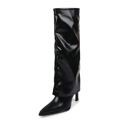 Pointed Stiletto Tall Boots