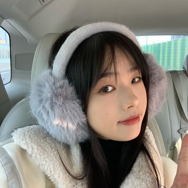 Earmuffs Fluffy Plain