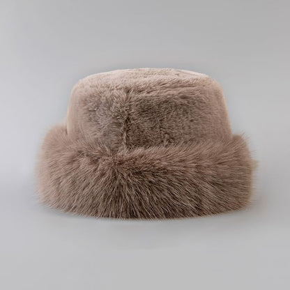 Faux Fur Hat Plain