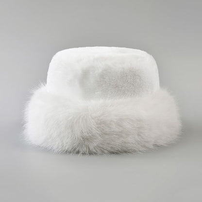 Faux Fur Hat Plain