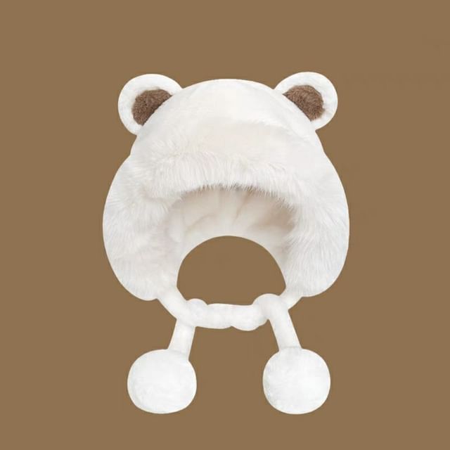 Ear Bear Hat Bonnet Fluffy