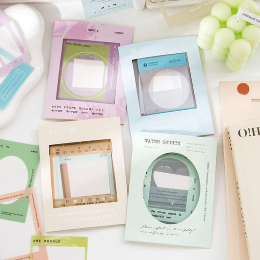 Frame Print PET Diary Background Decorative Paper (Various Designs)