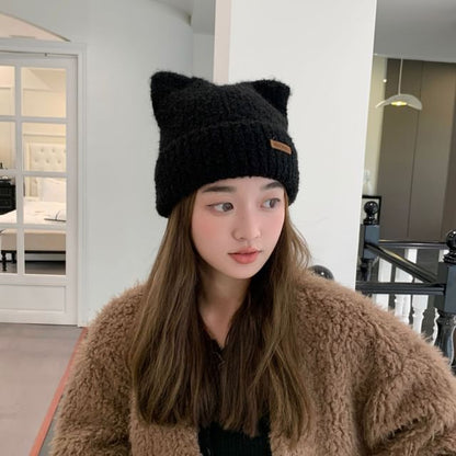 Cat Beanie Knit Ear