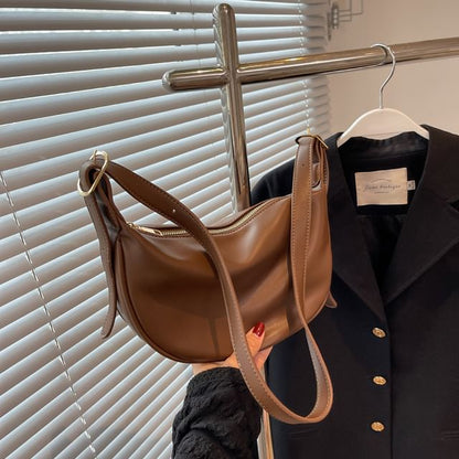 Contrast Crossbody Bag Trim Faux Leather