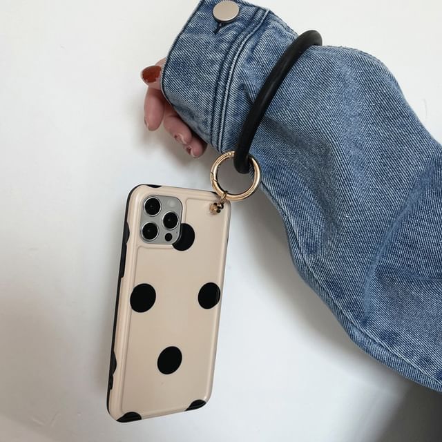 Case Phone Polka Dot Hoop