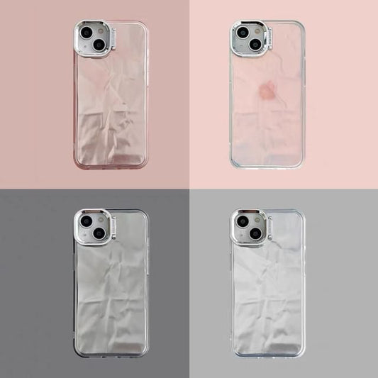 Holographic Textured Case Stand Phone