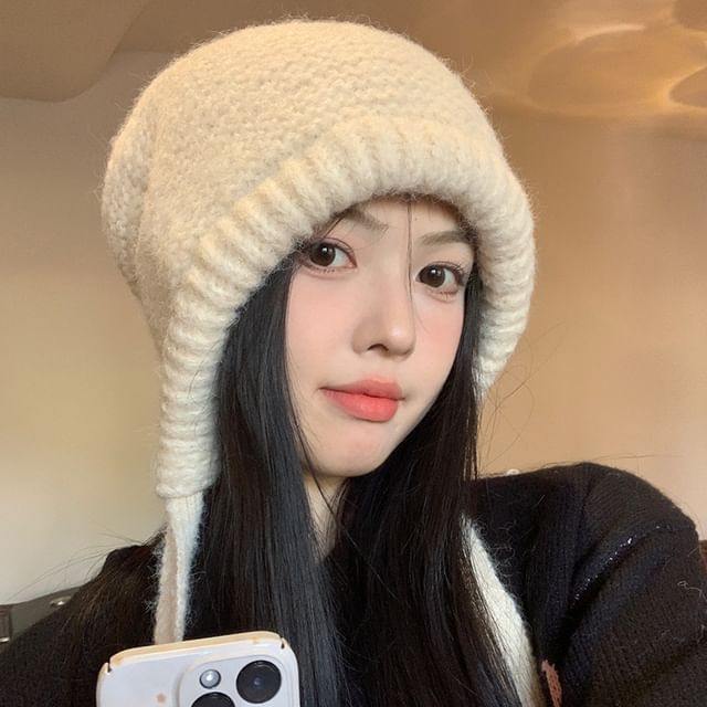 Knit Plain Beanie