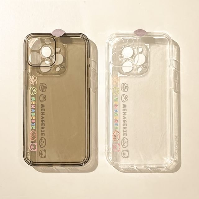 Lettering Case Animal Phone