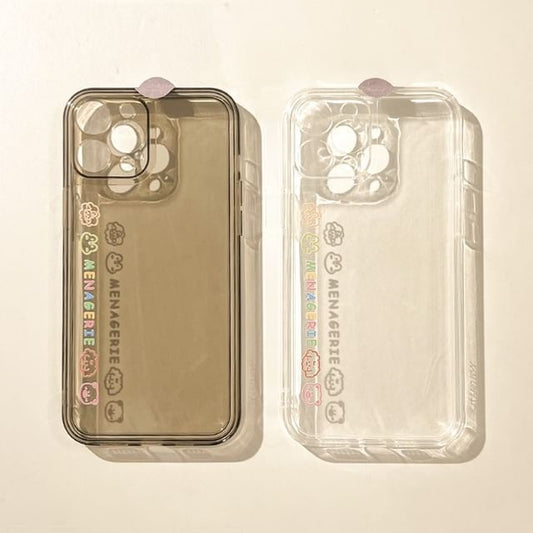 Lettering Case Animal Phone