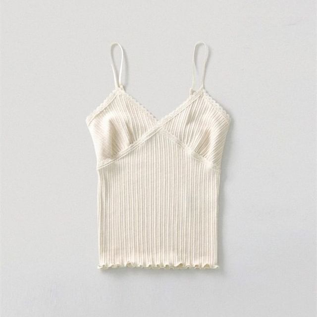 Lace Trim Camisole Top