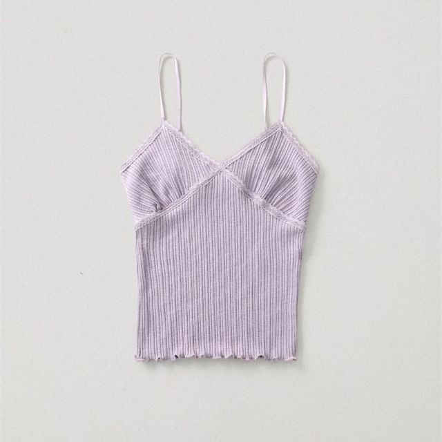 Lace Trim Camisole Top