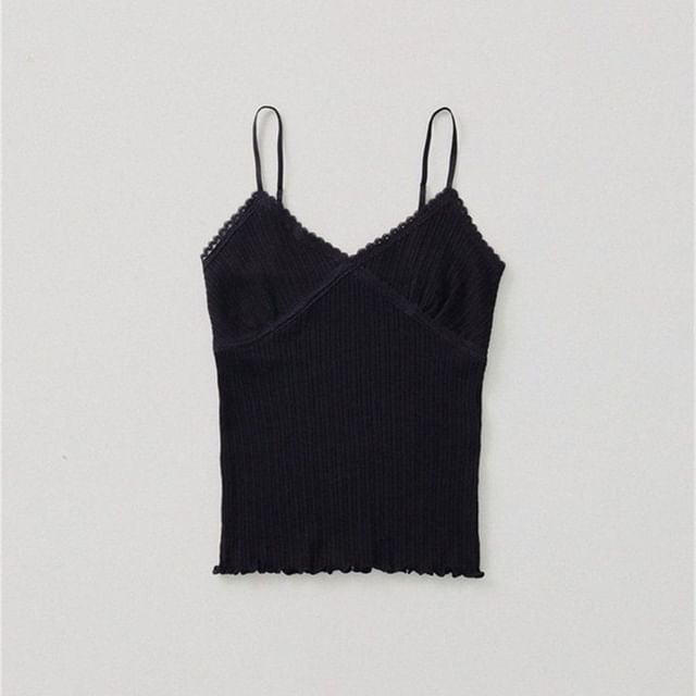 Lace Trim Camisole Top