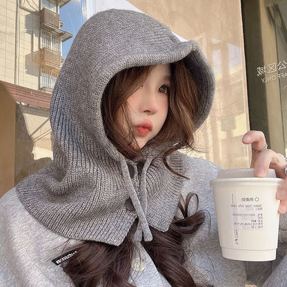 Knit Buttoned Balaclava