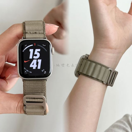 Bracelet en nylon uni pour Apple Watch
