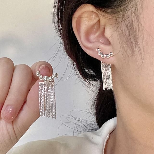 Beaded Ear Fringed Jacket