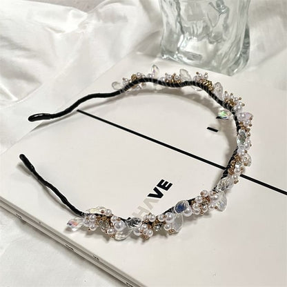Faux Headband Rhinestone Crystal