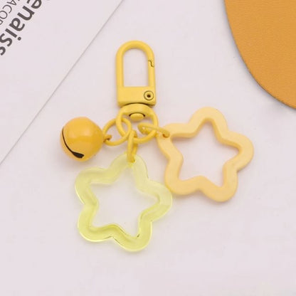 Star Bell Bag Charm Keyring