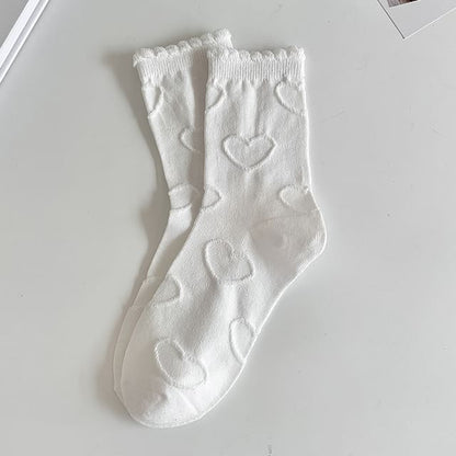 Chaussettes à volants imprimées