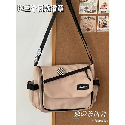 Flap Buckle Messenger Bag