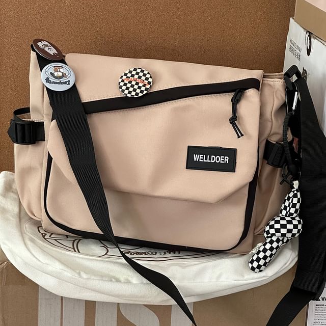 Flap Buckle Messenger Bag