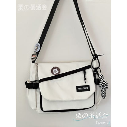 Flap Buckle Messenger Bag