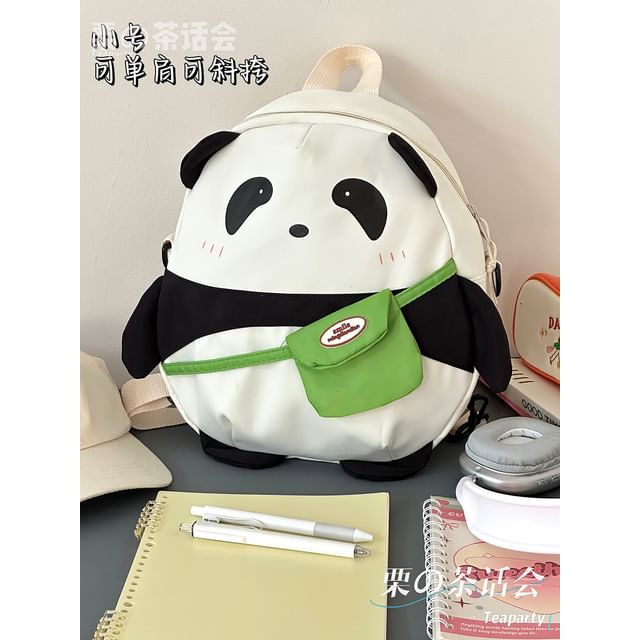 Panda Print Backpack