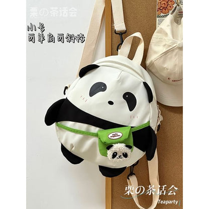 Panda Print Backpack