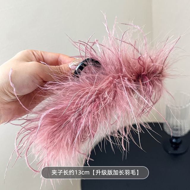 Plain Feather Hair Claw