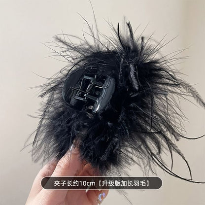 Plain Feather Hair Claw