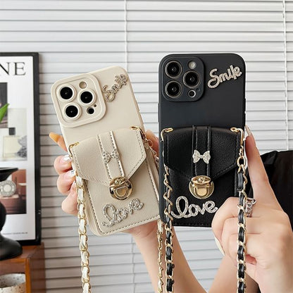 Holder Card Phone Lettering Case