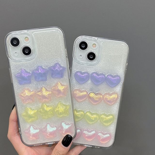 / Case Star Heart Phone