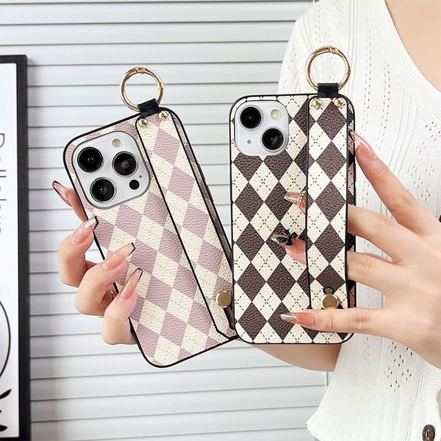Argyle Case Phone Strap
