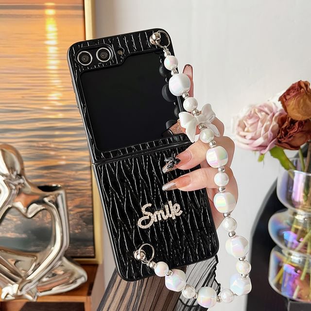 Lettering Strap Phone Case