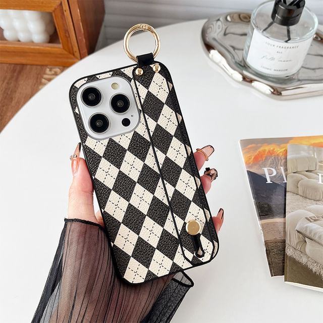Argyle Case Phone Strap