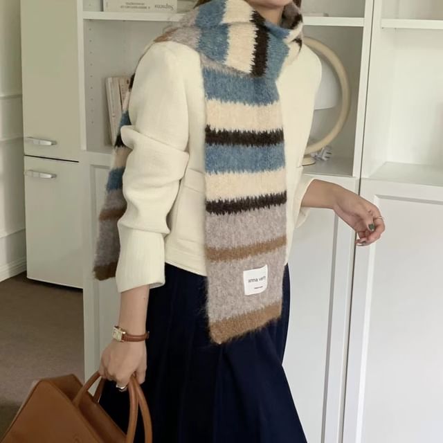 Striped Scarf Knit
