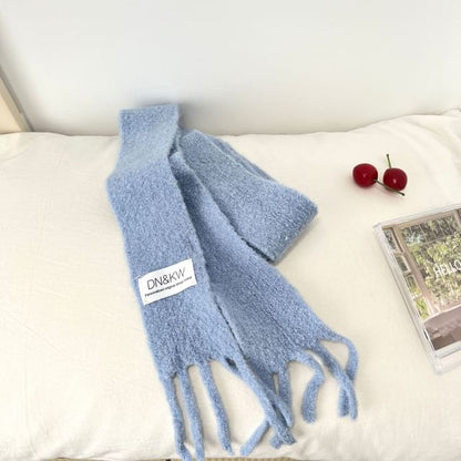 Fringe Plain Scarf
