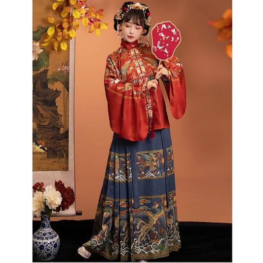 Patterned Hanfu Costume Set