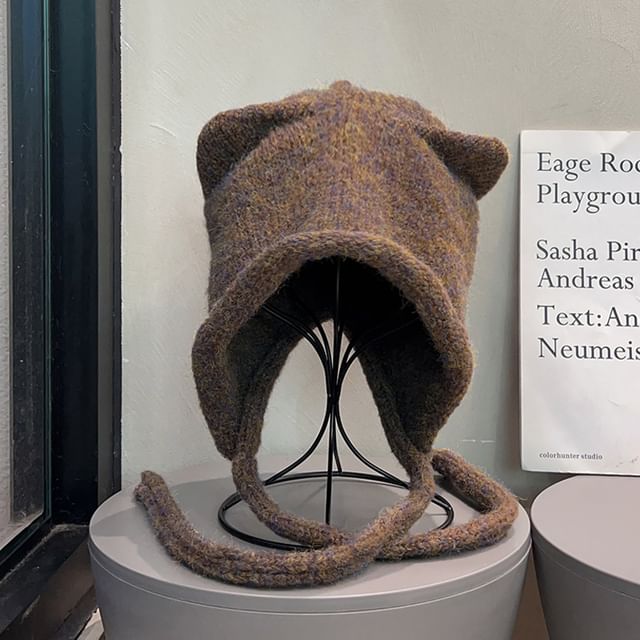 Cat Ear Earflap Hat