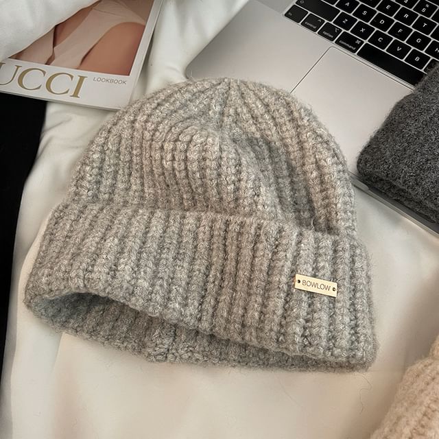 Plain Ribbed Beanie